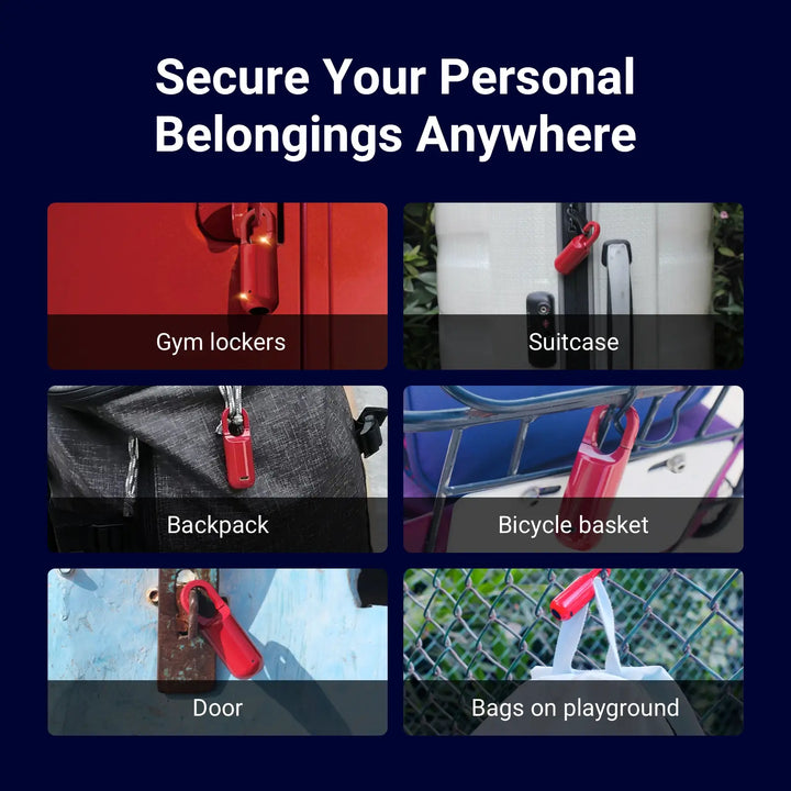 BowLift | InstaSecure Fingerprint Padlock