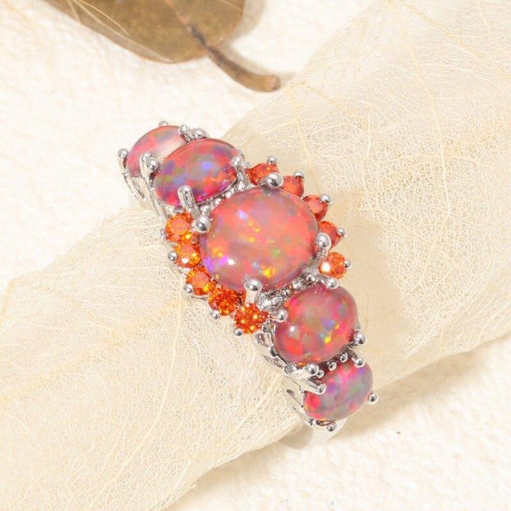 BowLift | Fire Opal Garnet Ring