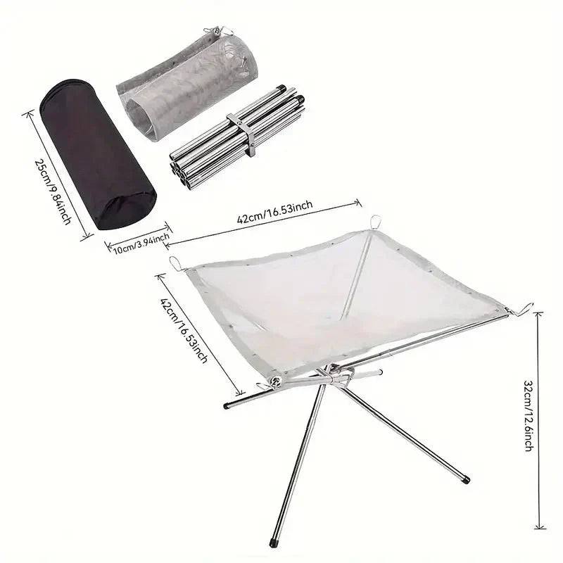 BowLift | FireFlex Foldable Campfire Stand