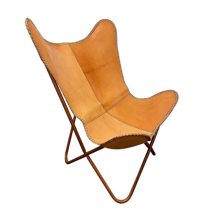 Bat chair made of real leather (available in different colors) | Bowlift