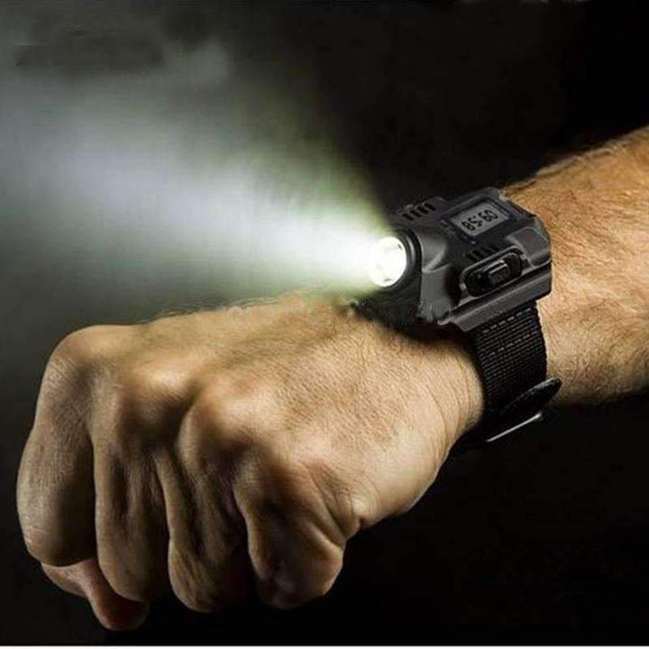 BowLift | LED Flashlight Watch - LED Wrist Light Rechargeable Waterproof Lamps for Outdoor