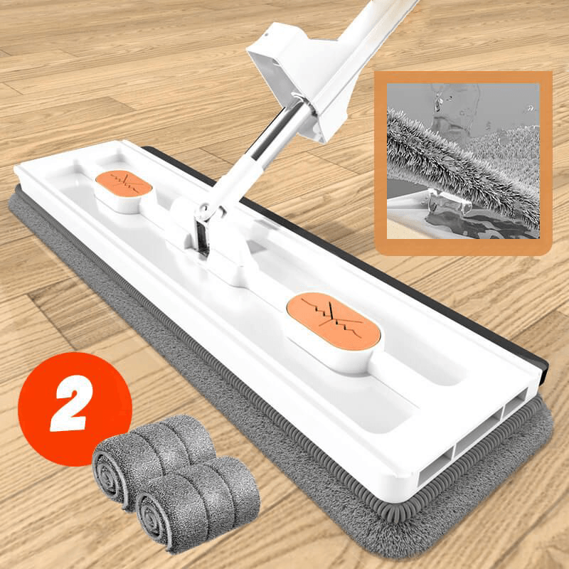 BowLift | 360° Rotating Flat Mop with Adjustable Handle