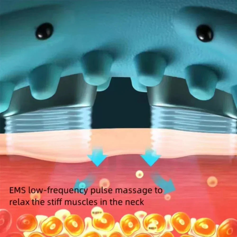 BowLift | Flexease Neck Massager – EMS Technology, Acupressure & Traction – Effective Neck Pain Relief & Posture Support – Daily 10-Minute Relaxation