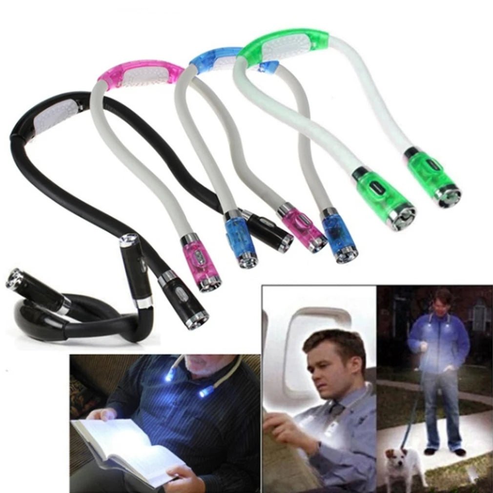 BowLift | FlexiGlow – Flexible LED Neck Lamp for Knitting, Crafting & Reading