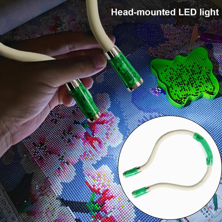 BowLift | FlexiGlow – Flexible LED Neck Lamp for Knitting, Crafting & Reading