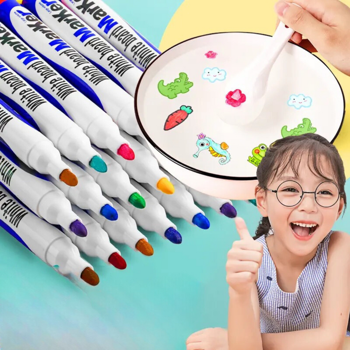 BowLift | Water Drawing Washable Colour Marker Pens
