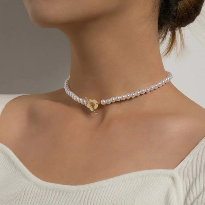 BowLift | Floral Choker Flower Clasp Necklace