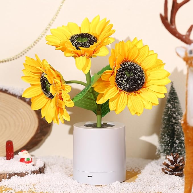 BowLift | Table Lamp Sunflower LED USB Rechargeable Light
