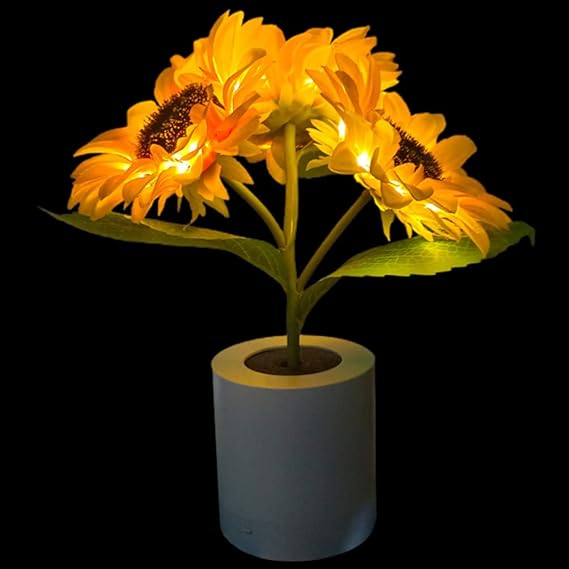 BowLift | Table Lamp Sunflower LED USB Rechargeable Light