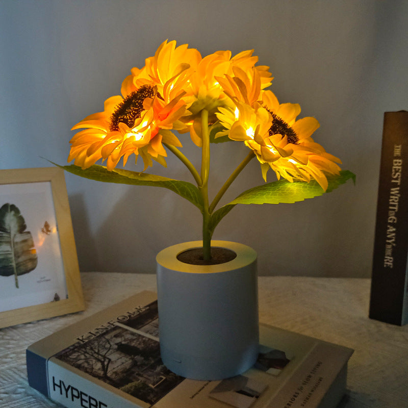 BowLift | Table Lamp Sunflower LED USB Rechargeable Light