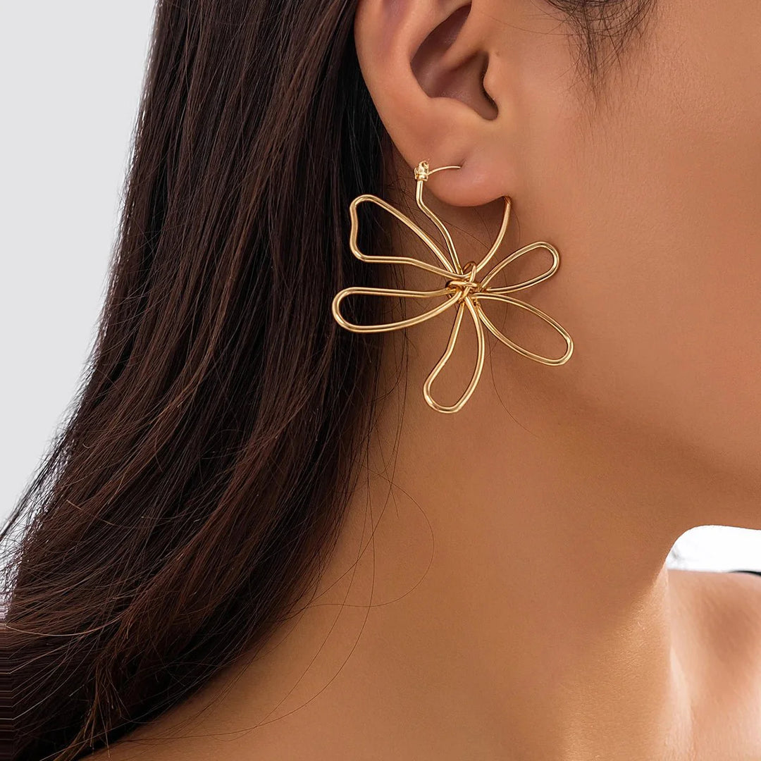 BowLift | Floral Knot Outline Earrings