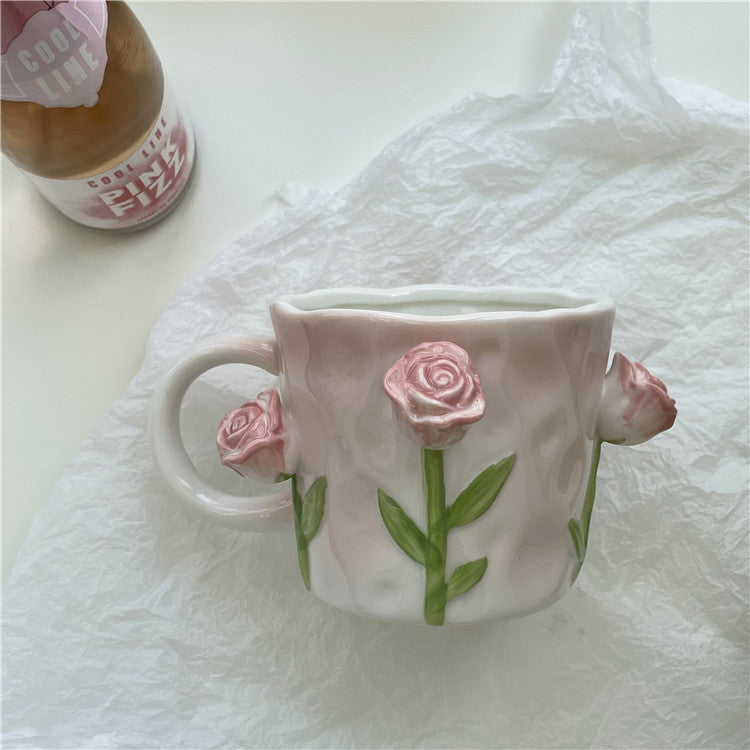 BowLift | Frendorf 3D Floral Hand-painted Mug