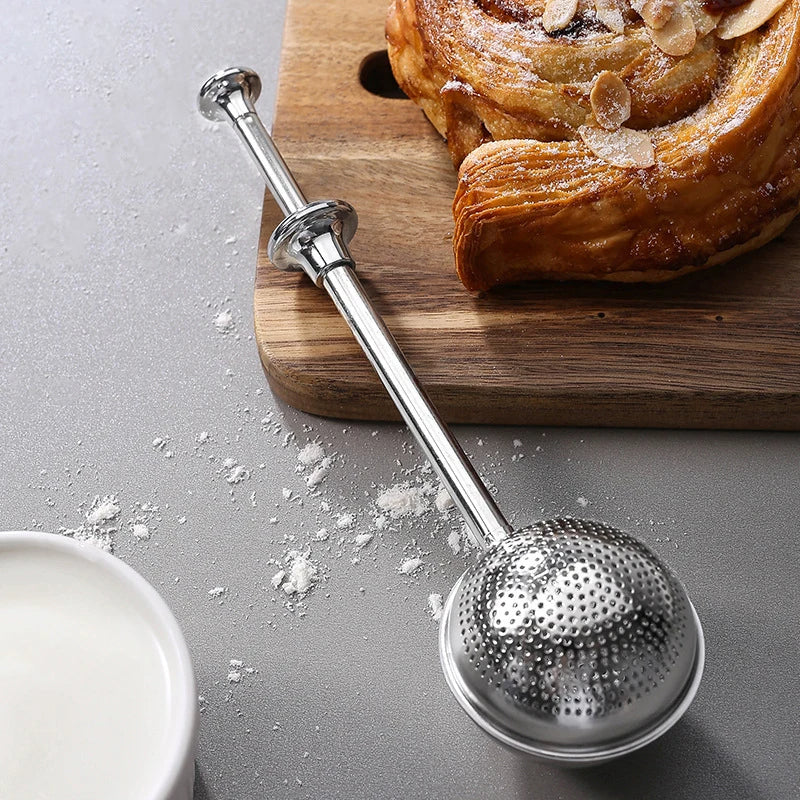 Flour Powder Shaker Filter Spoon Baker Dusting Wand for Sugar Sifter | Bowlift