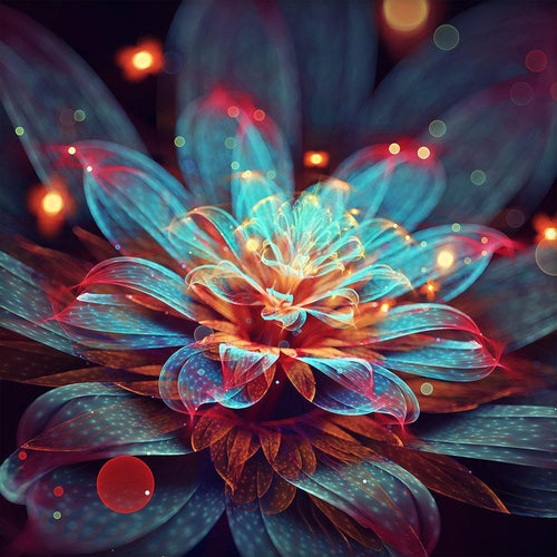 Mystical Flower - GemPaint Kit | Bowlift