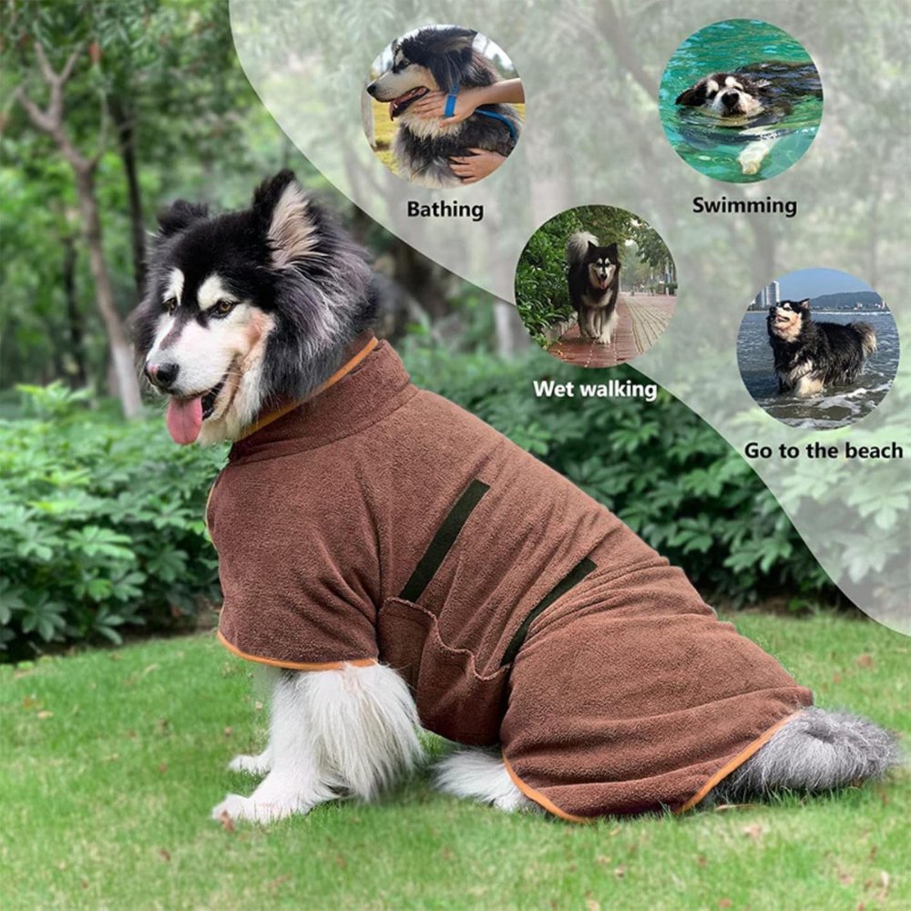 FluffDry • Dog Bathrobe - Dog Bathrobe - BowLift