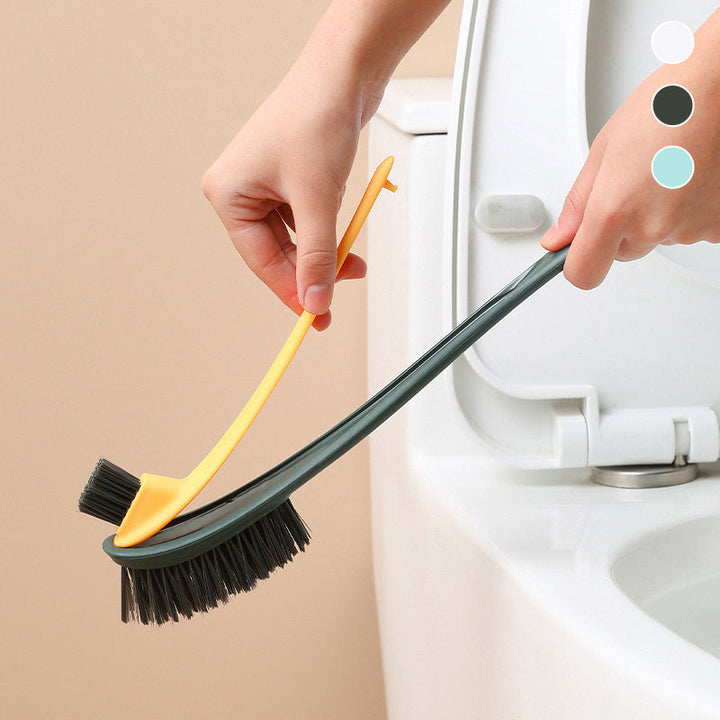 Double-sided Flocking Toilet Cleaning Brush | Bowlift