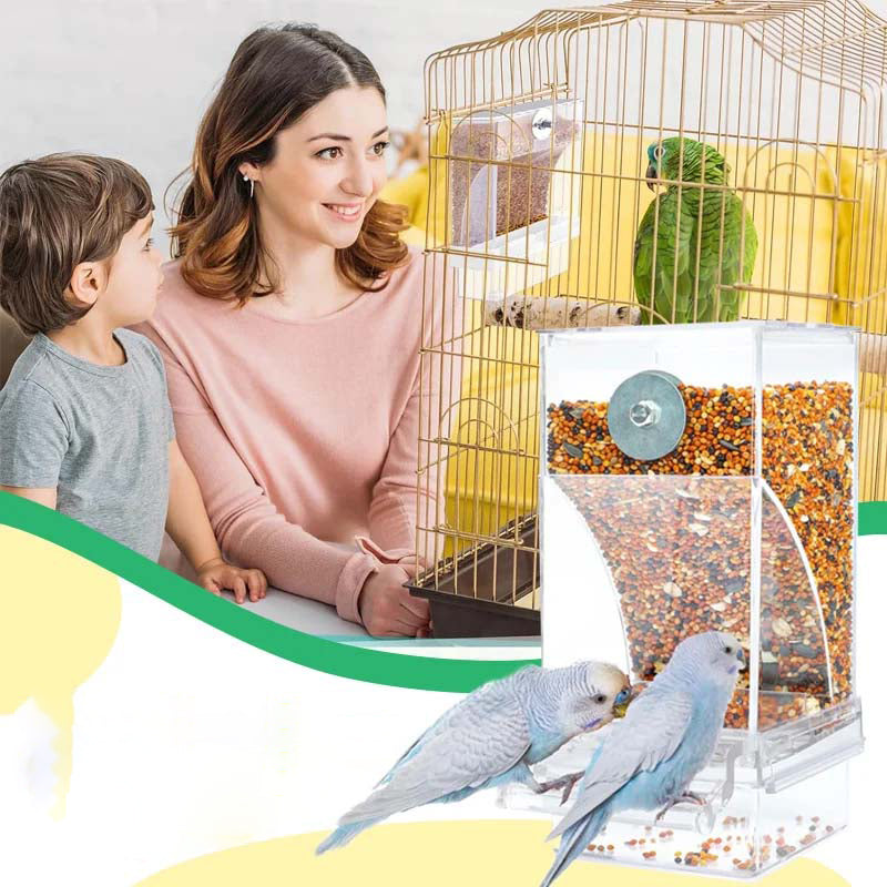 BowLift | Automatic No-Spill Transparent Bird Feeder
