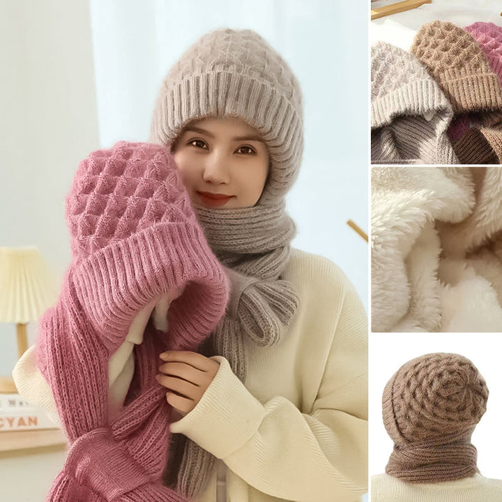 BowLift | Integrated hearing protection windproof hat scarf