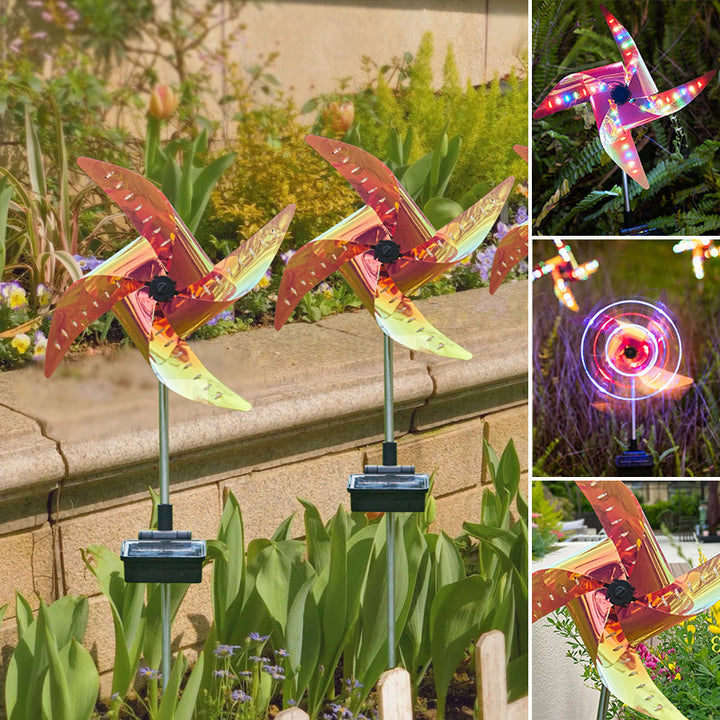 BowLift | Waterproof Solar Garden Windmill Light