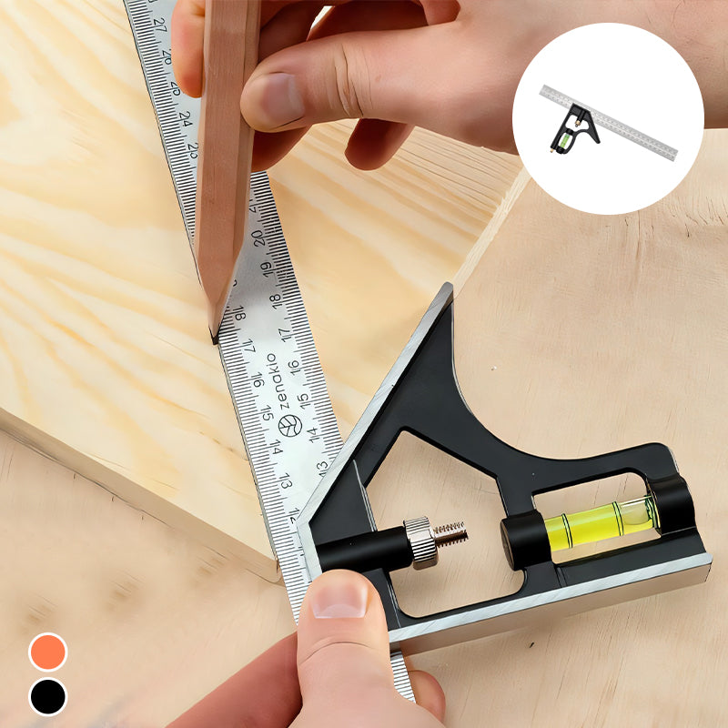 Multifunctional 90-degree and 45-degree angle ruler | Bowlift