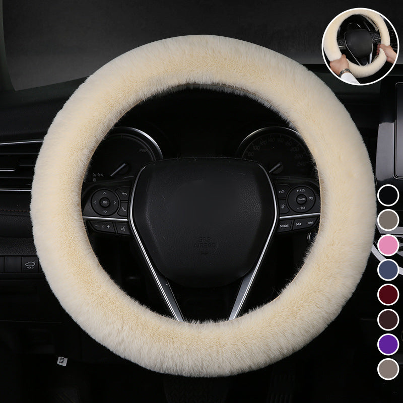Universal Plush Steering Wheel Cover for Car | Bowlift