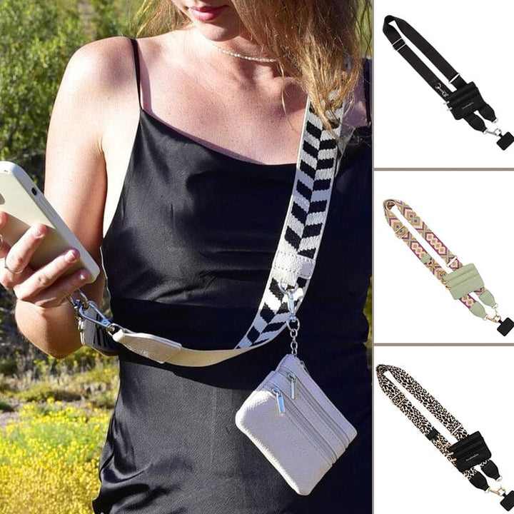 BowLift | Phone Strap with Zippered Pouch