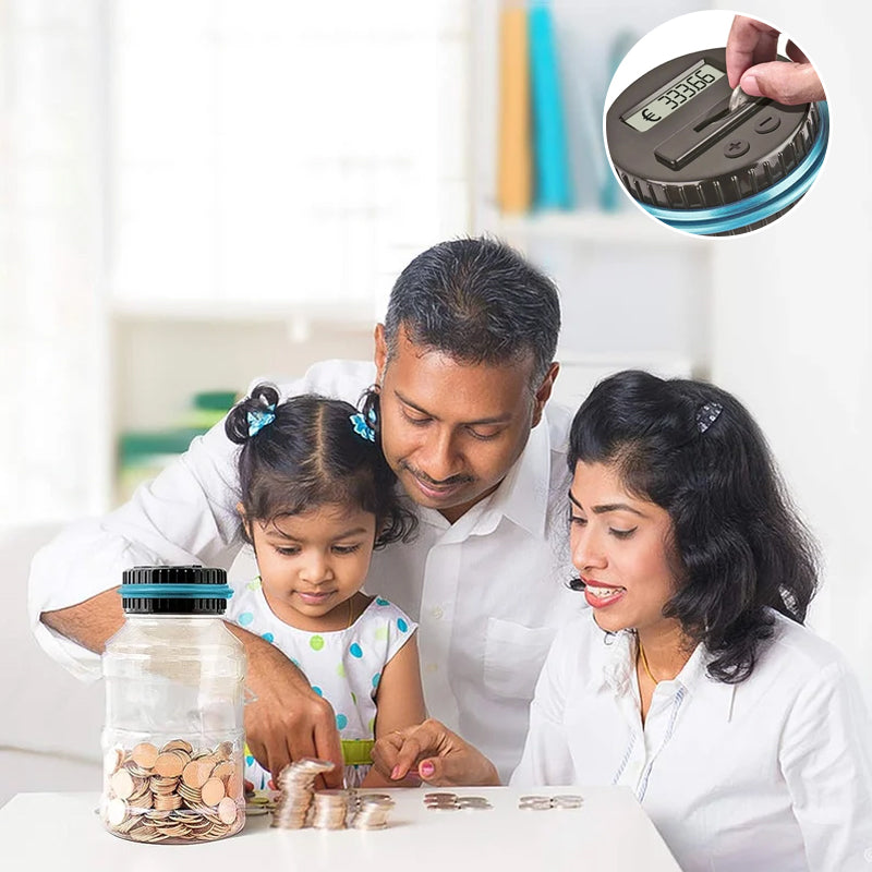 BowLift | Electronic Piggy Bank Counter Coin Digital LCD Counting Coin Money