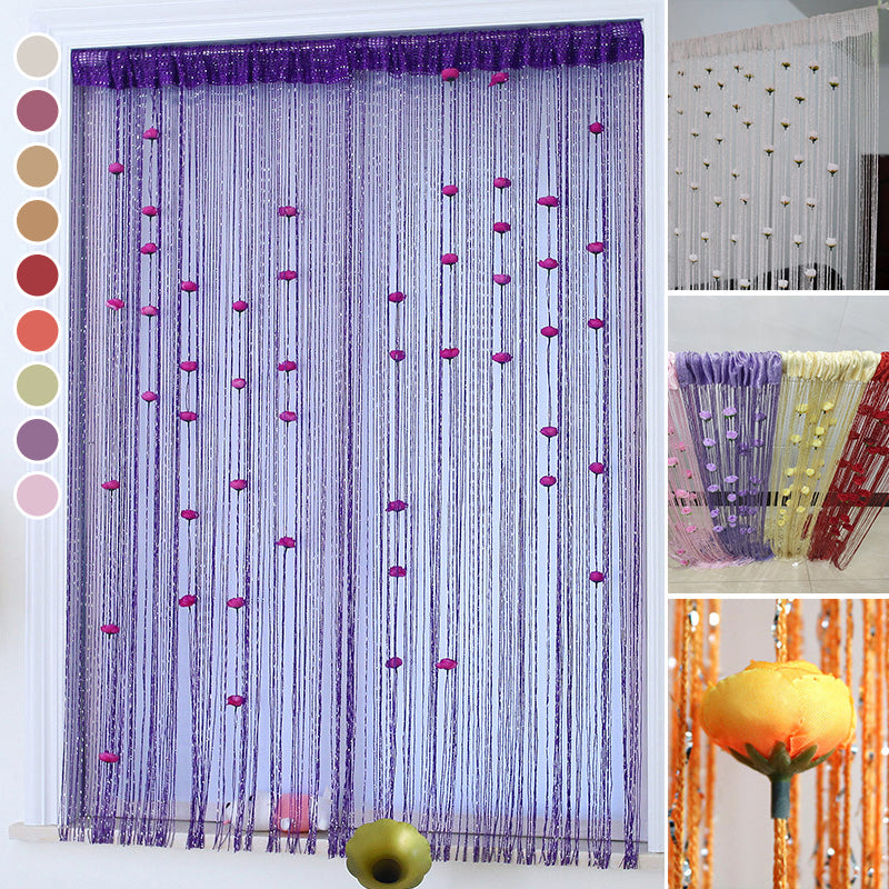 BowLift | Rose Thread Door Curtain