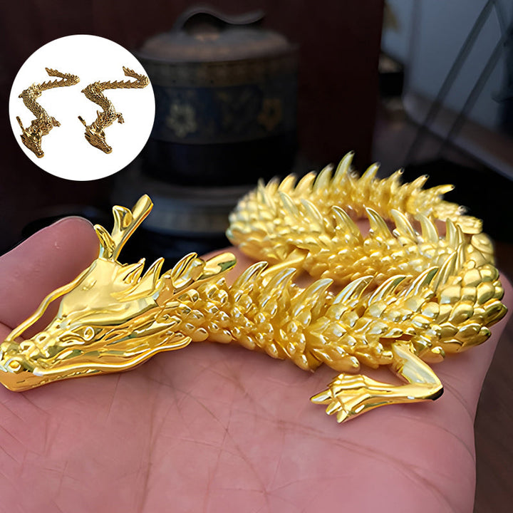 BowLift | Gold Dragon with movable joints
