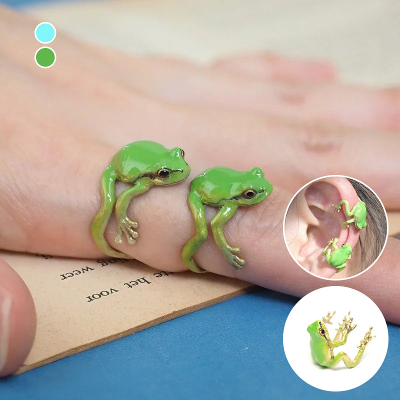 BowLift | Latest-tree Frog Ring Earrings