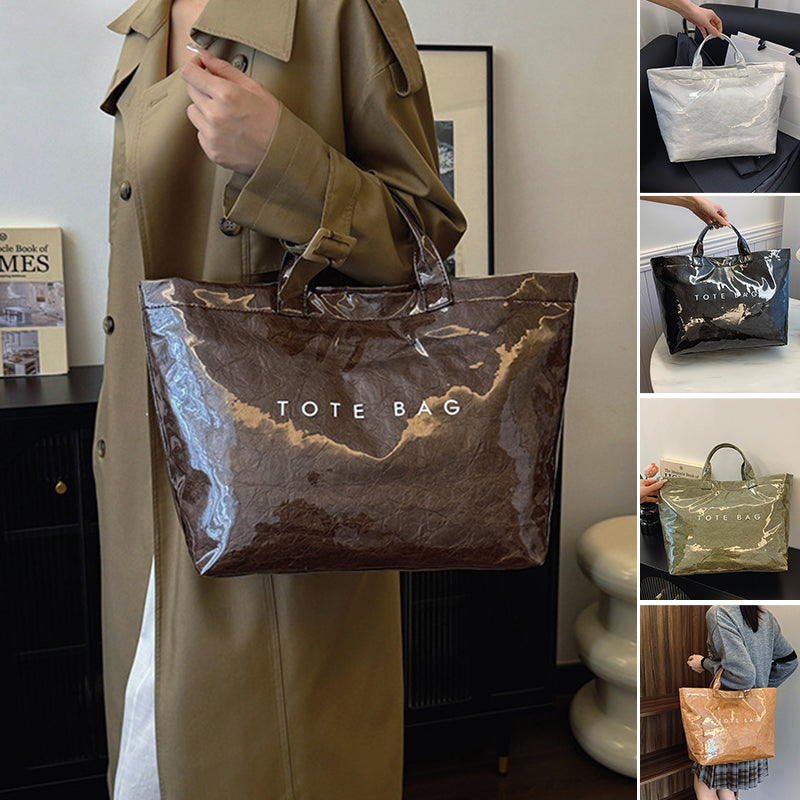 Women Letter Print Tote Bag | Bowlift