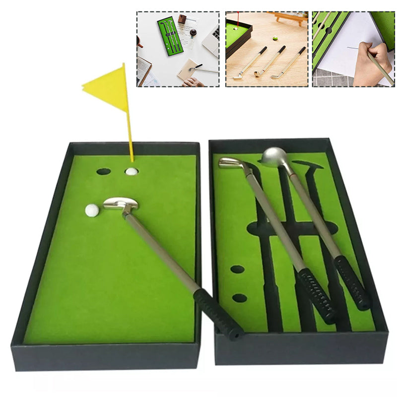 Golf gift with putting green Bowlift