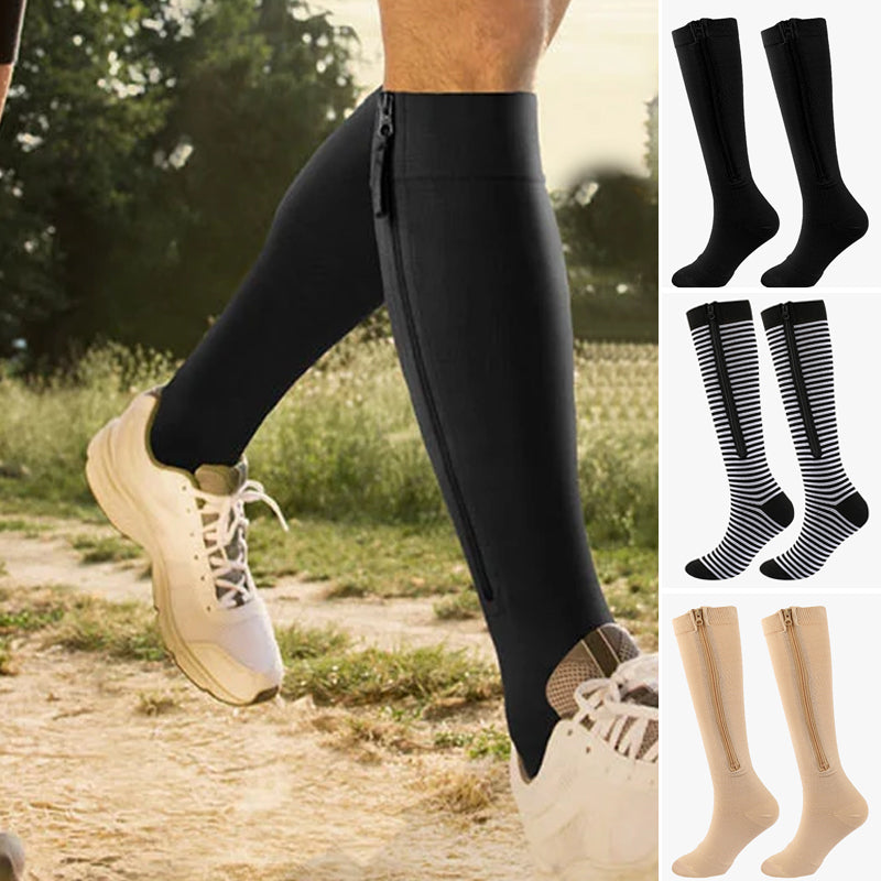 BowLift | Elastic Compression Socks with Zipper
