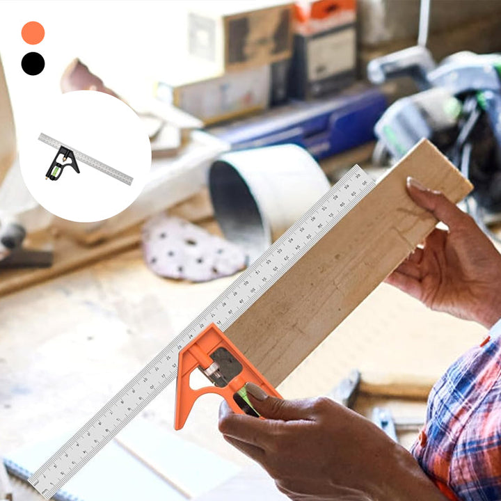 Multifunctional 90-degree and 45-degree angle ruler | Bowlift