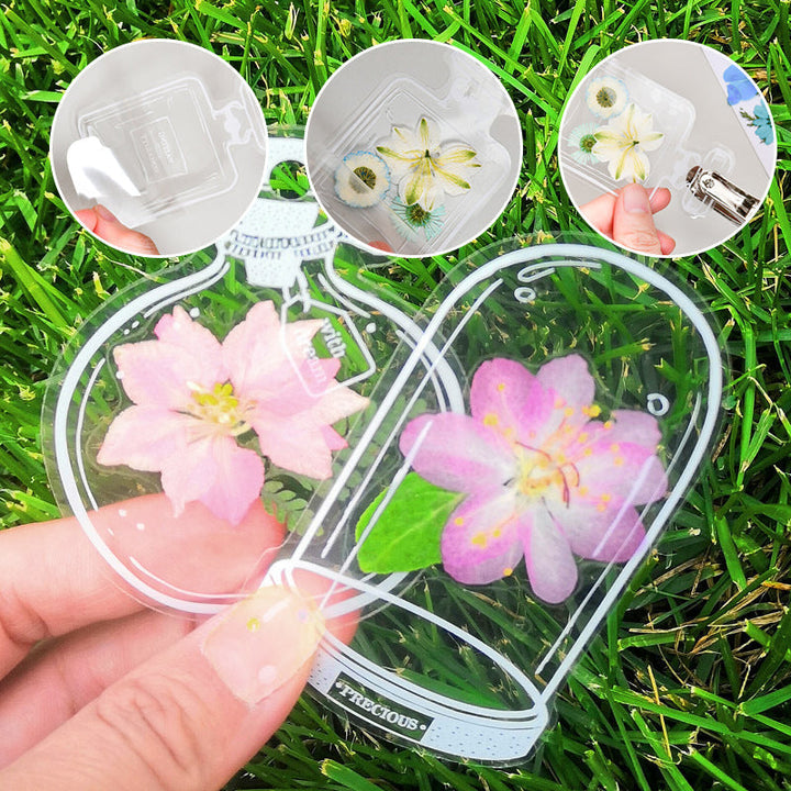 BowLift | Transparent dried flower bookmarks (30 pieces/set)