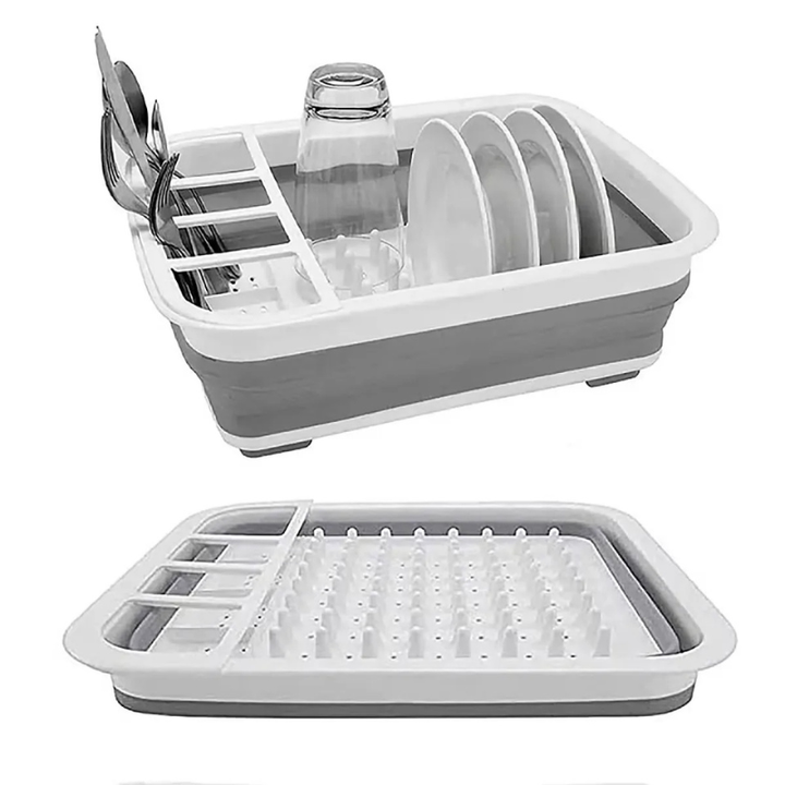 Foldable Dish Rack Kitchen Storage and Drain Tray for Tableware | Bowlift