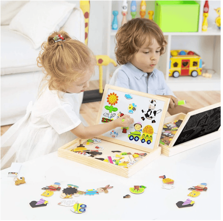 BowLift | Magnetic & chalkboard drawing set for children