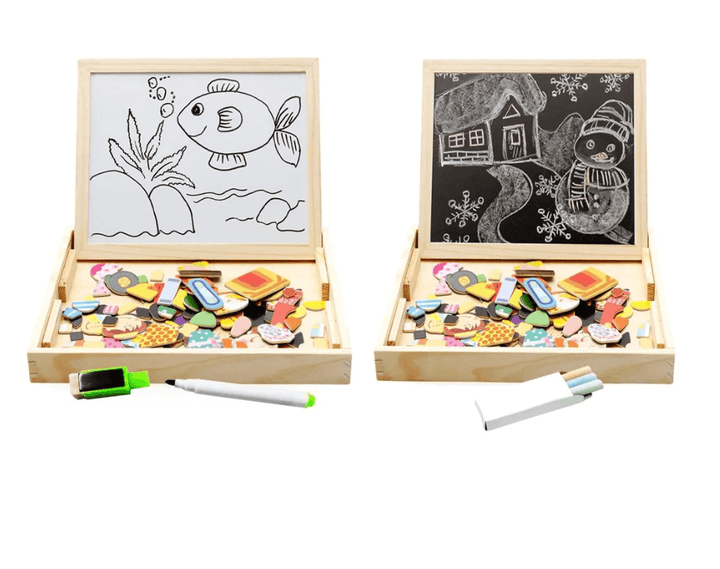 BowLift | Magnetic & chalkboard drawing set for children