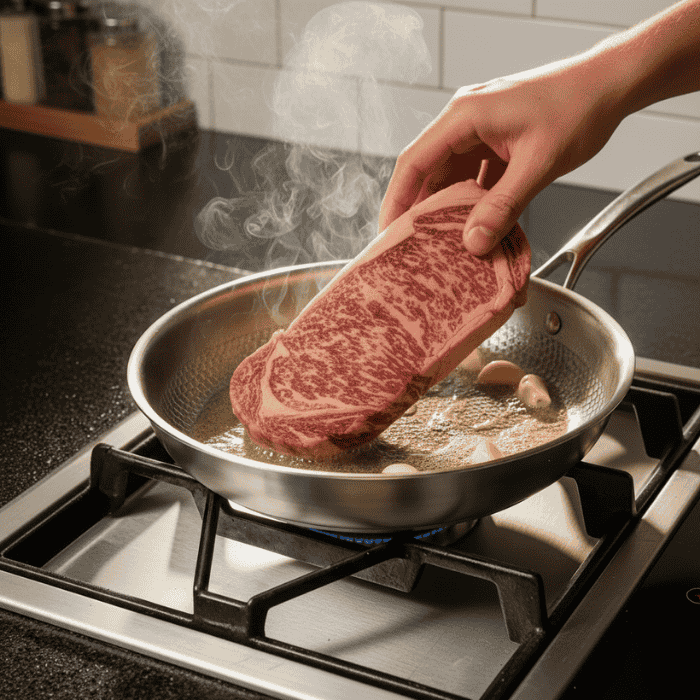 BowLift | Scratch-Resistant Titanium Pan Without Coating for Perfect Frying Results