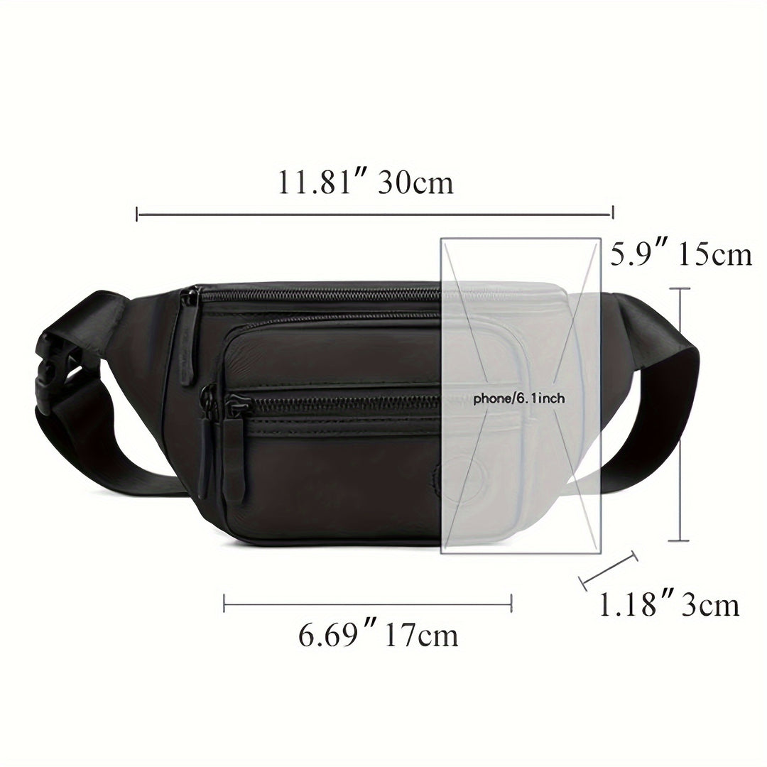 Men's Hip Bag MotionGear – Multifunctional Crossbody Bag with Adjustable Strap | Bowlift