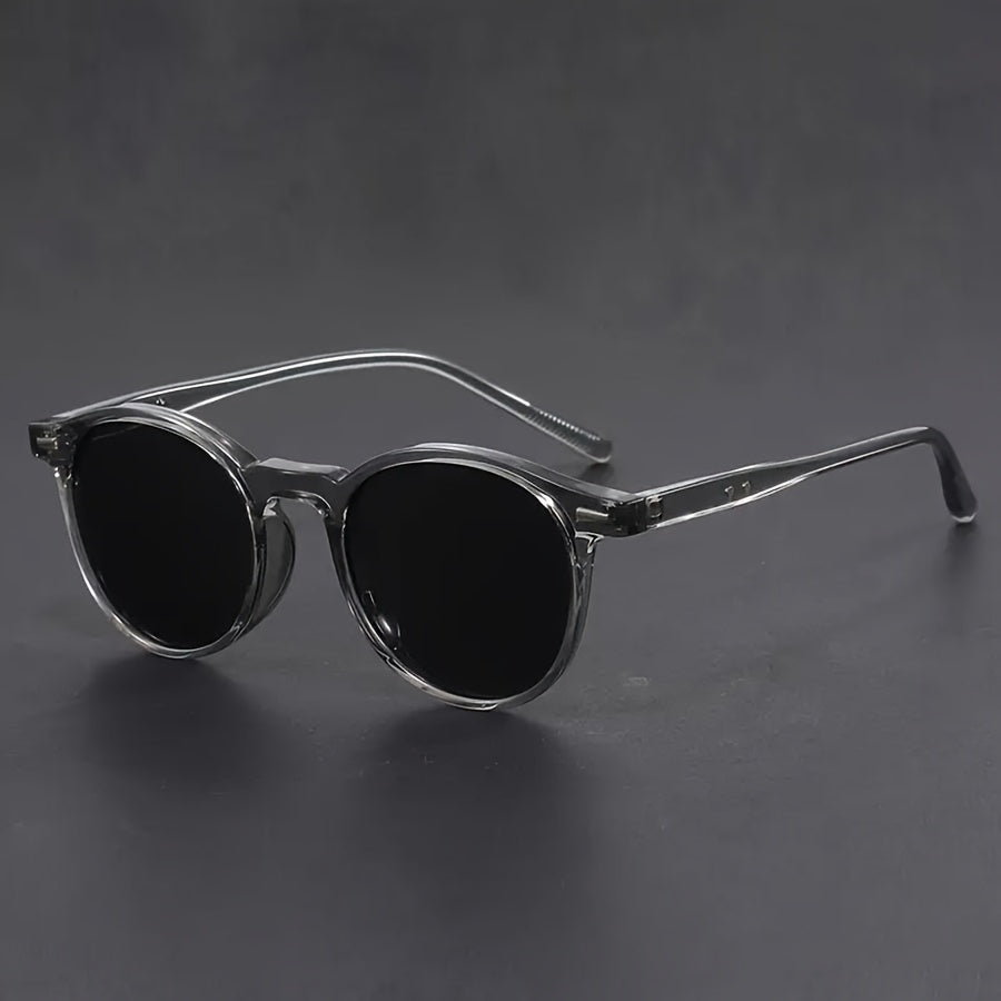 BowLift | Men's Sunglasses RetroView – Round Tortoiseshell Glasses with Light Frame