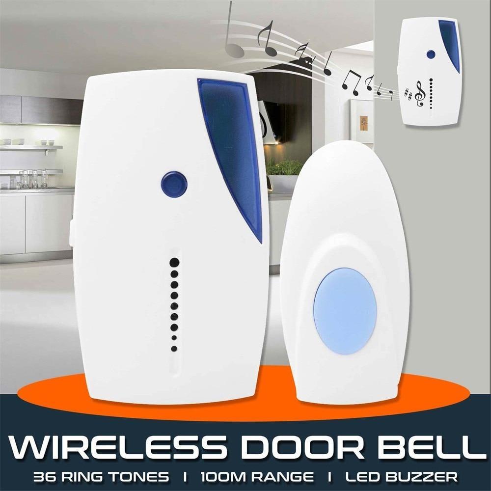 BowLift | IcoolGadget NEW Wireless Door Bell 36 CHIME Home Cordless Portable 100M Range Digital Doorbell Waterproof High Quality