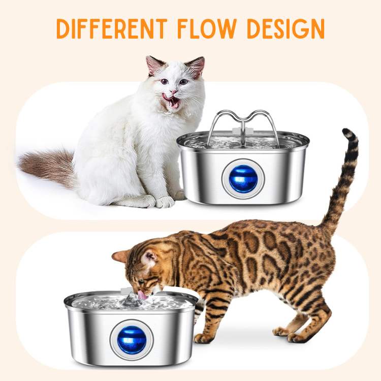 BowLift | Cat Water Fountain | Silent Operation, Stainless Steel & Hygienic Design for Healthy Hydration