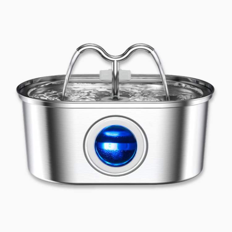 Cats Water Fountain made of Stainless Steel – Quiet, Hygienic and BPA-free – 2L Capacity | Bowlift