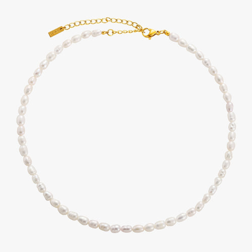 BowLift | Amélie Freshwater Pearl Choker Necklace with 18K Gold Coating