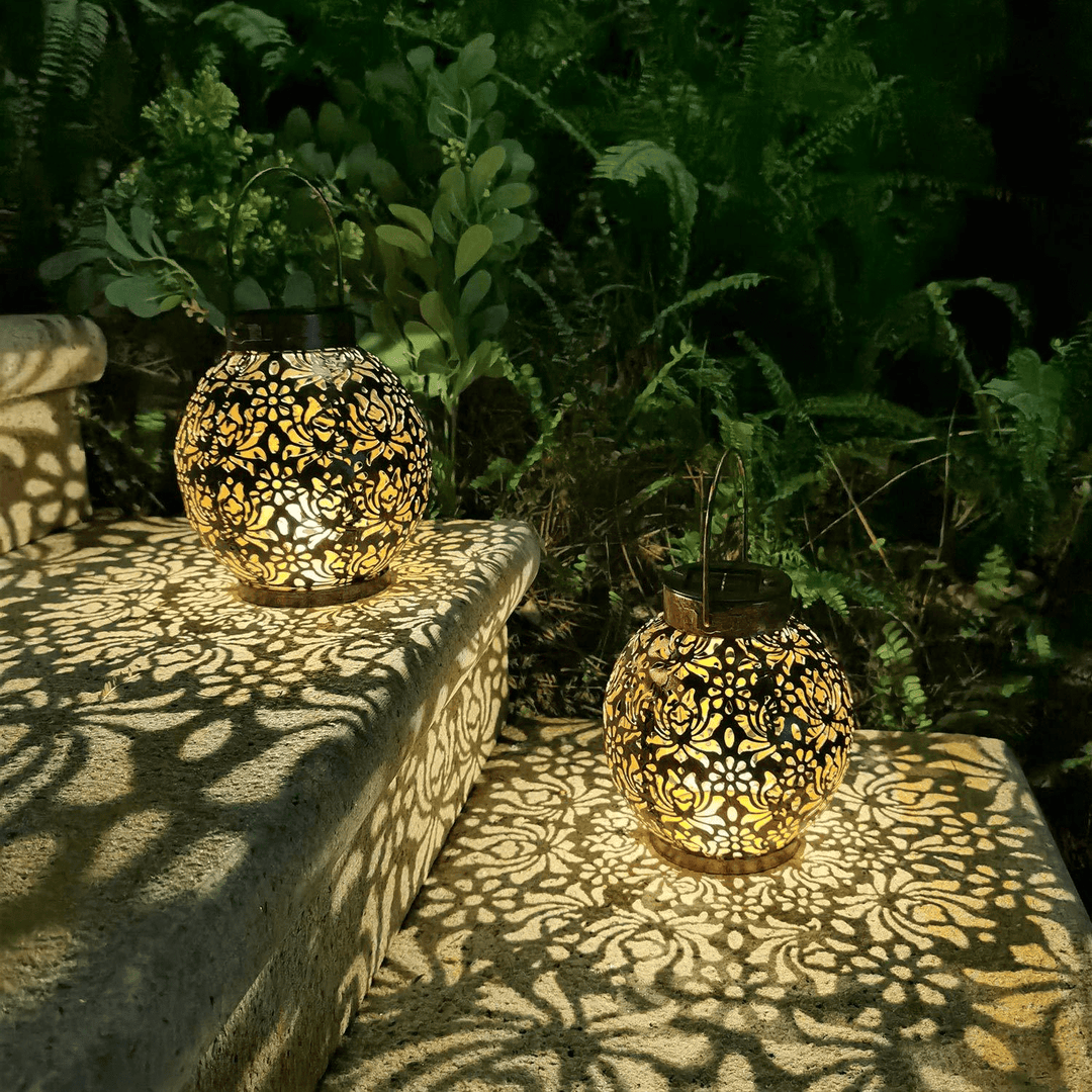 BowLift | SolarGlow Lantern | Moroccan-Style Outdoor Solar Light