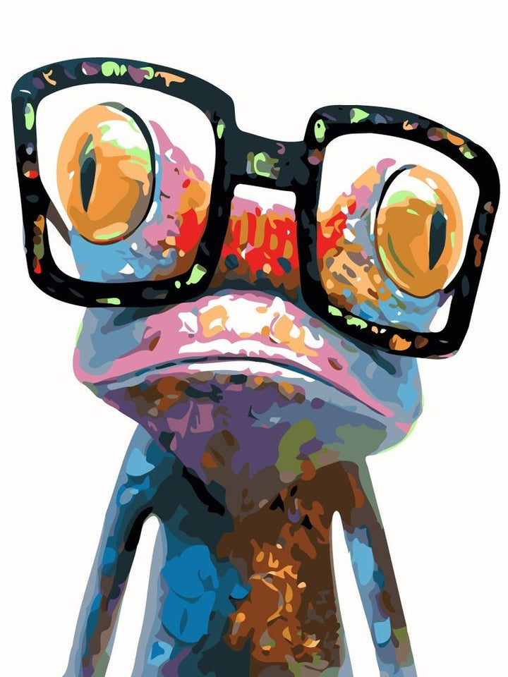 Geeky Frog - Van-Go Paint-By-Number Kit | Bowlift