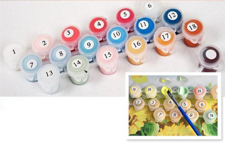 Geeky Frog - Van-Go Paint-By-Number Kit | Bowlift