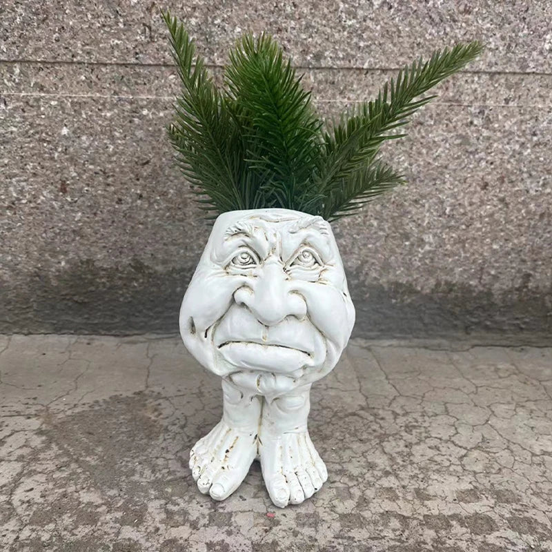 BowLift | Funny Face Resin Succulent Planter - GigglePot