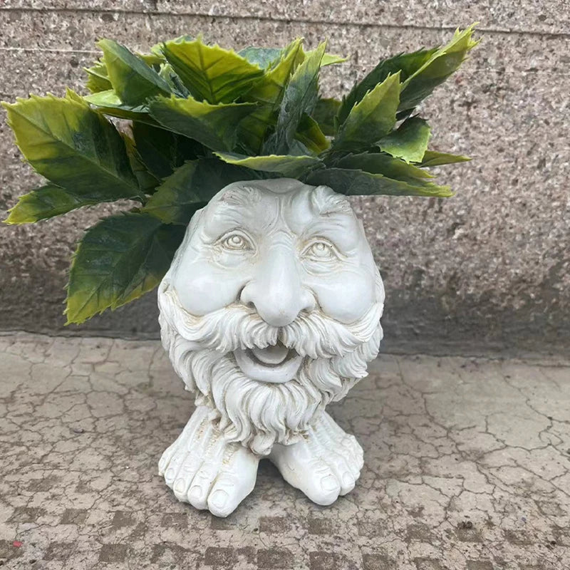 BowLift | Funny Face Resin Succulent Planter - GigglePot